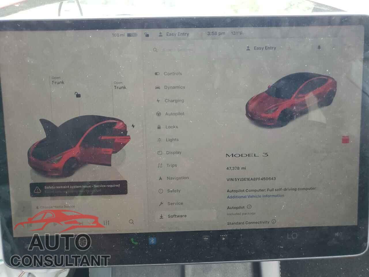 TESLA MODEL 3 2023 - 5YJ3E1EA8PF450643