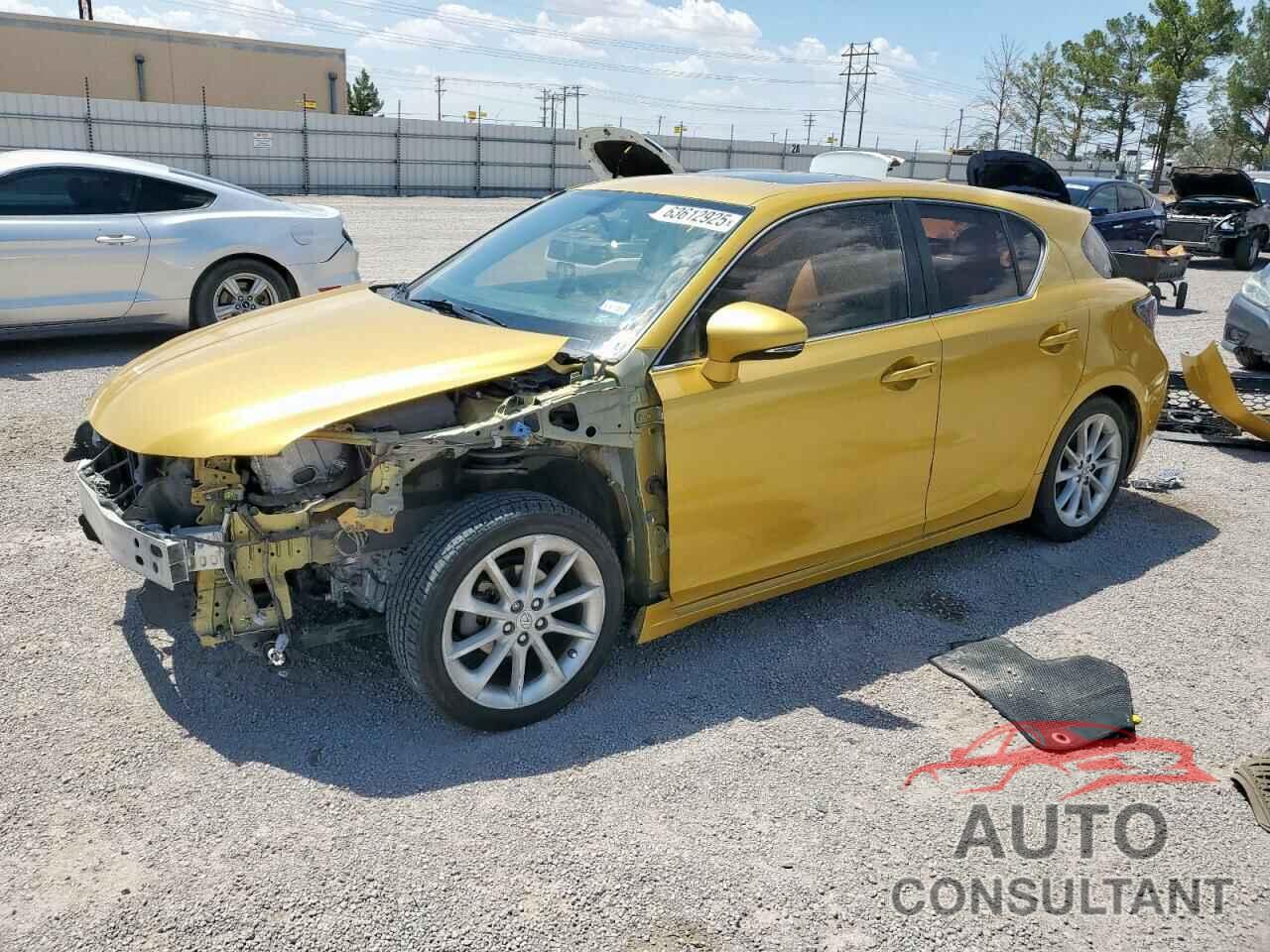 LEXUS CT 200 2011 - JTHKD5BH6B2006646