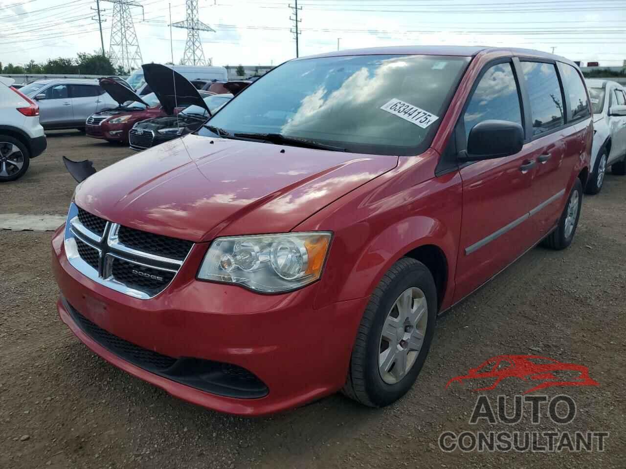 DODGE CARAVAN 2012 - 2C4RDGBG8CR200391