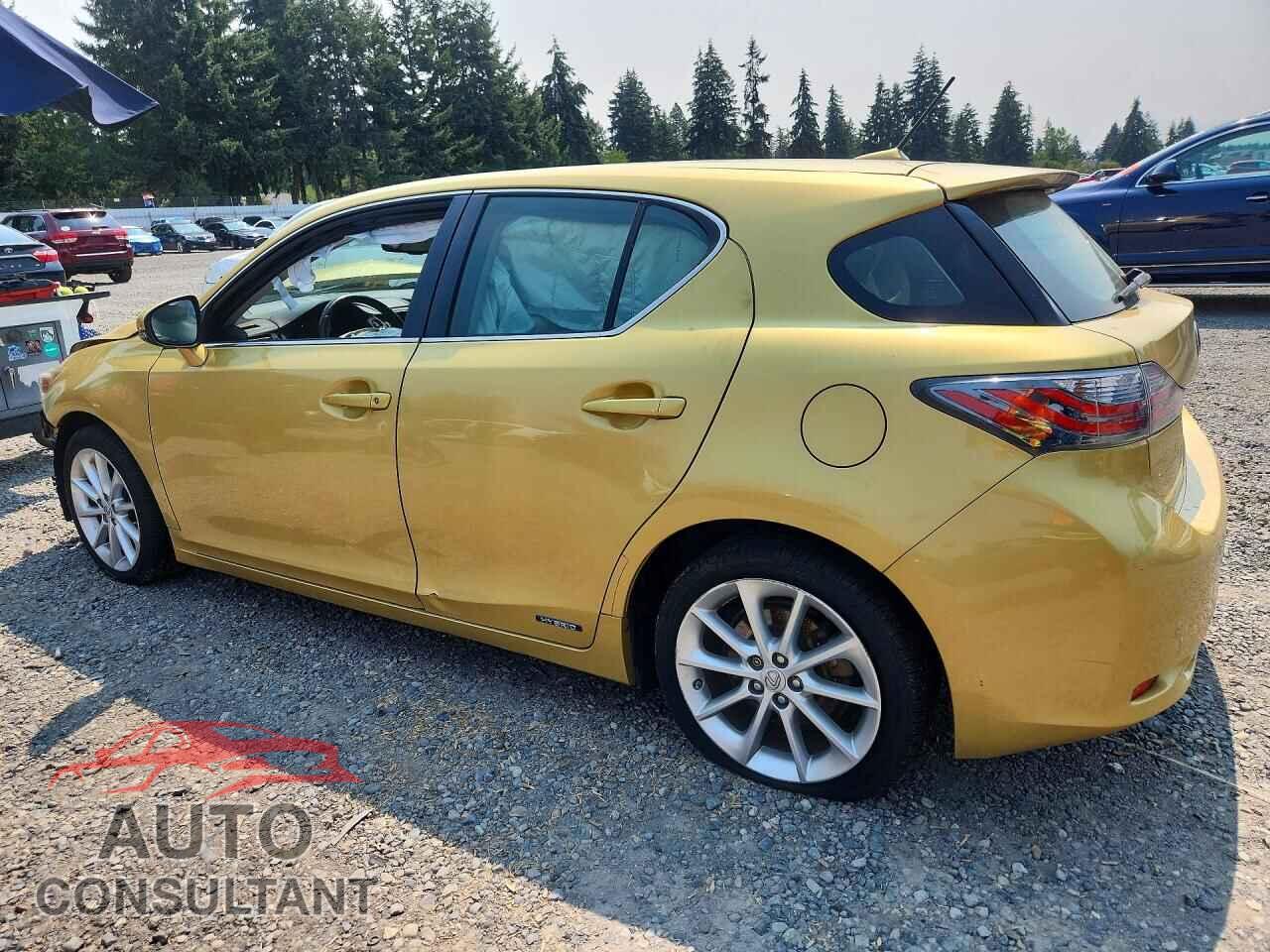LEXUS CT 200 2012 - JTHKD5BH6C2047960