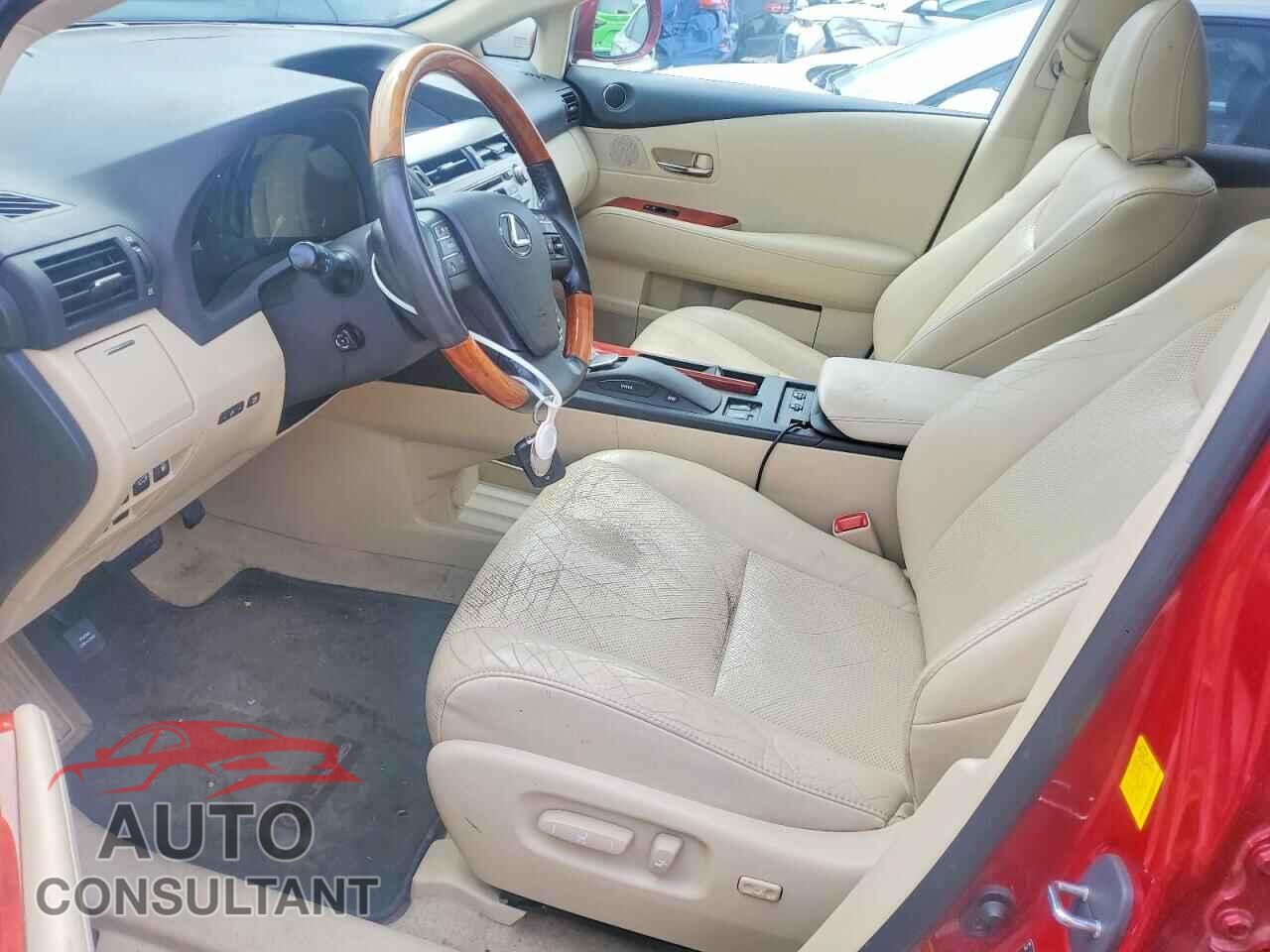 LEXUS RX350 2011 - 2T2BK1BA2BC087161