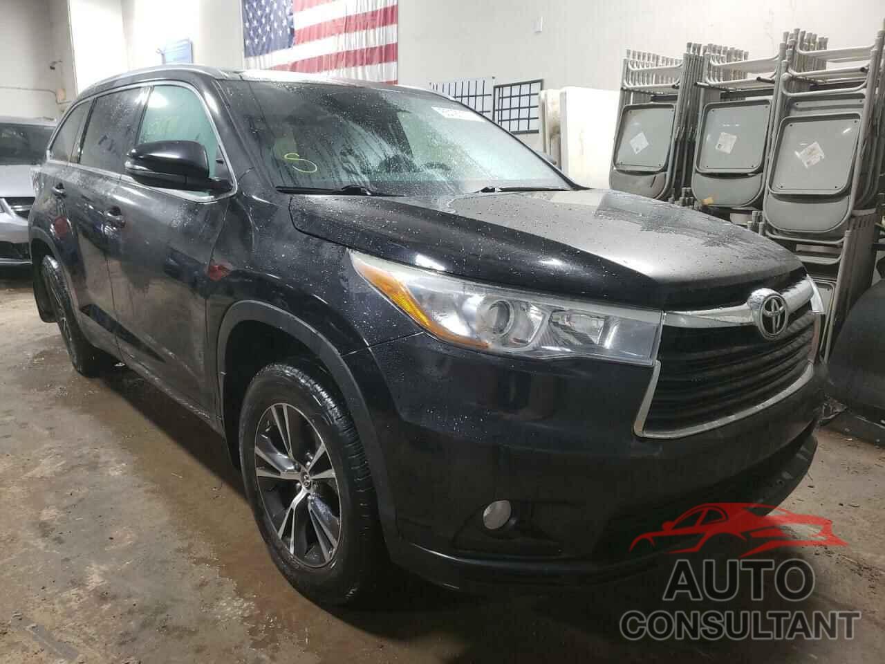 TOYOTA HIGHLANDER 2016 - 5TDJKRFH5GS261633