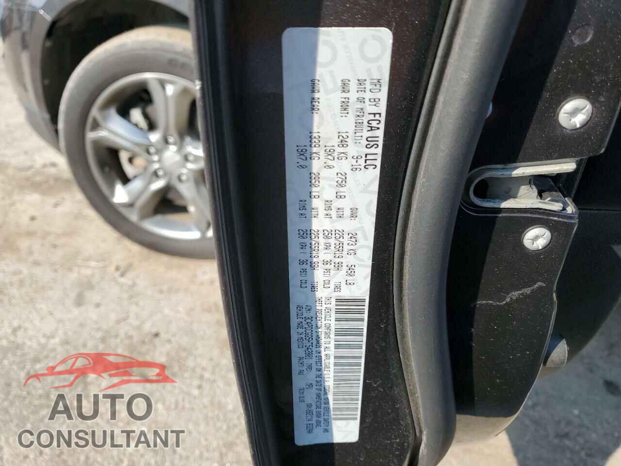 DODGE JOURNEY 2017 - 3C4PDCGG5HT542801