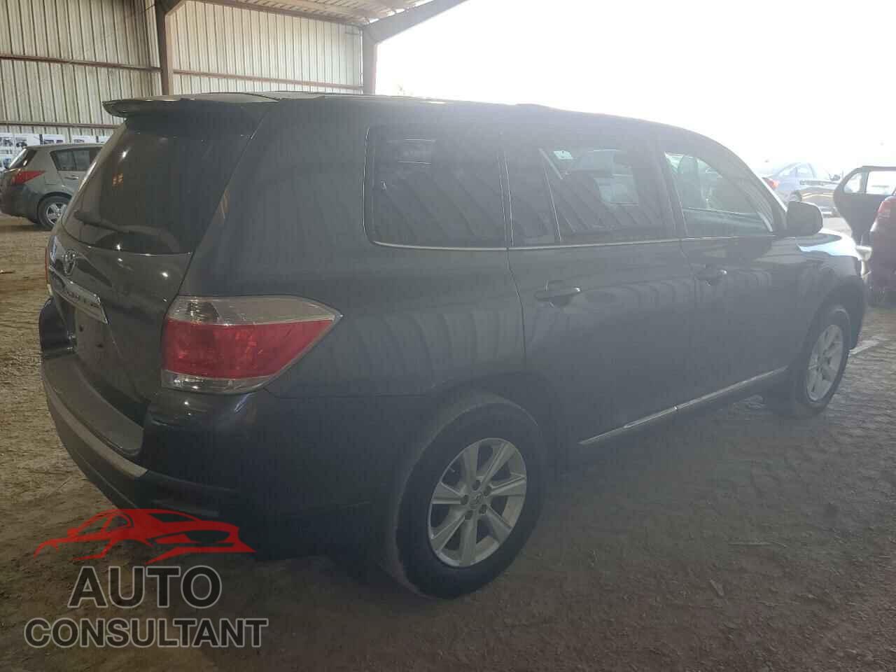 TOYOTA HIGHLANDER 2013 - 5TDZA3EH8DS044934