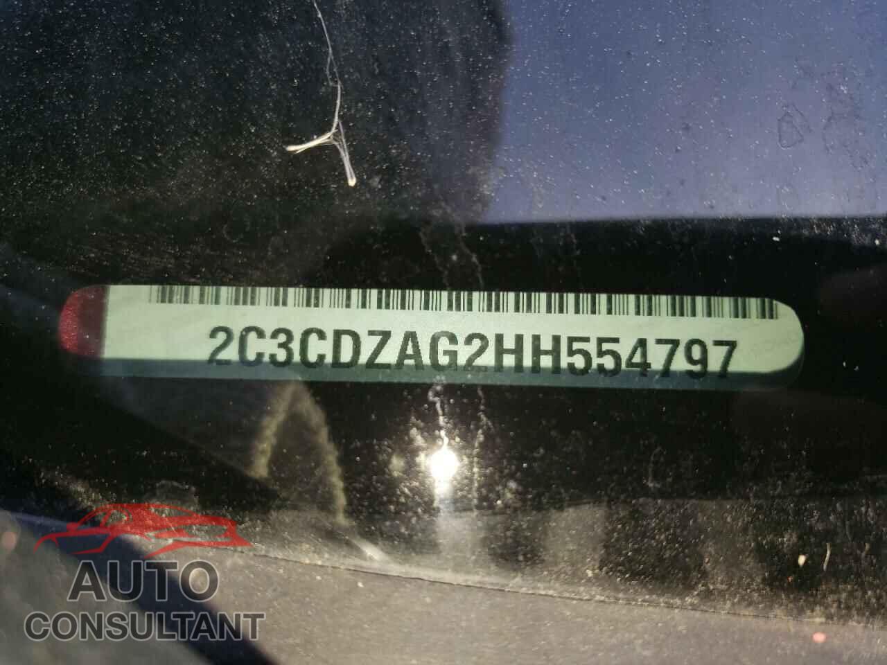 DODGE CHALLENGER 2017 - 2C3CDZAG2HH554797