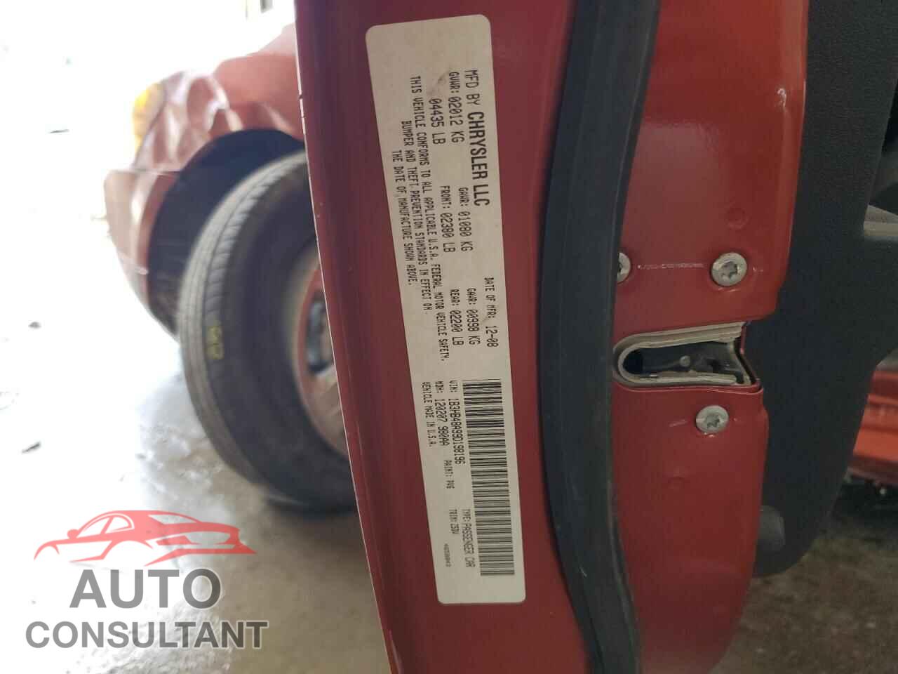 DODGE CALIBER 2009 - 1B3HB48A99D198196