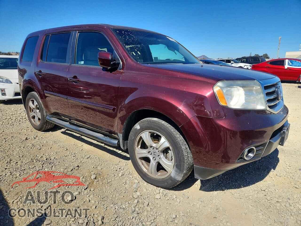 HONDA PILOT 2012 - 5FNYF3H43CB020937
