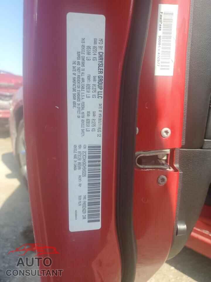 DODGE CHARGER 2013 - 2C3CDXHG6DH503226
