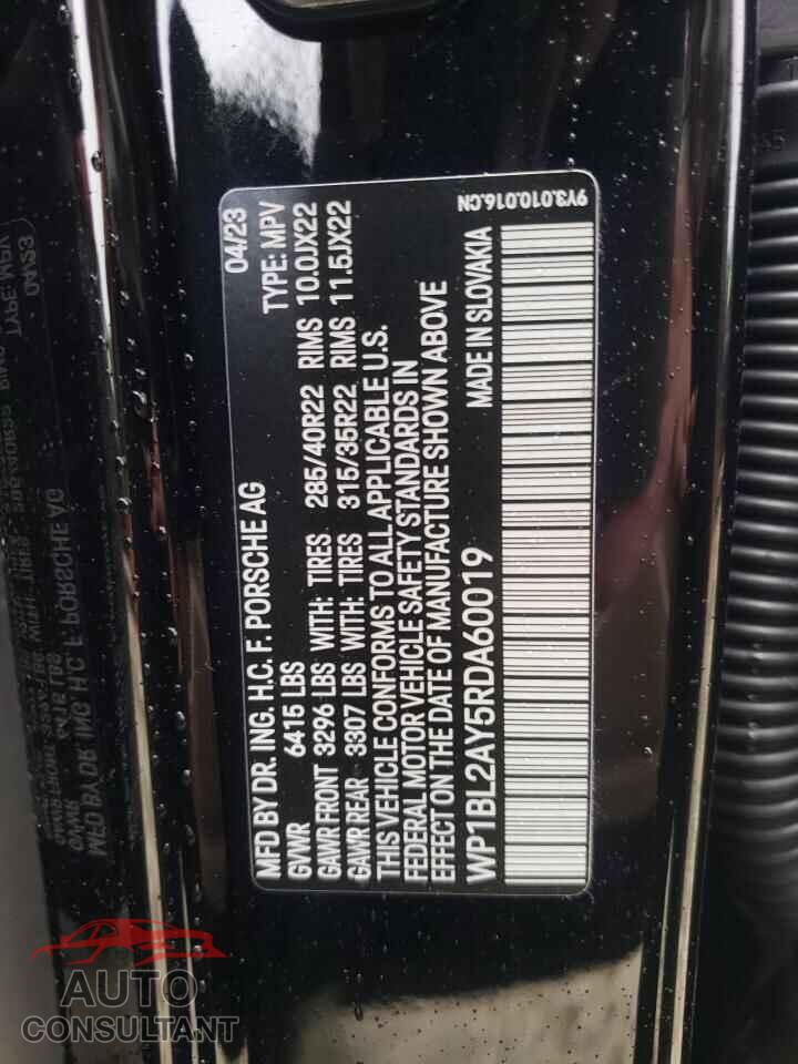 PORSCHE CAYENNE 2024 - WP1BL2AY5RDA60019