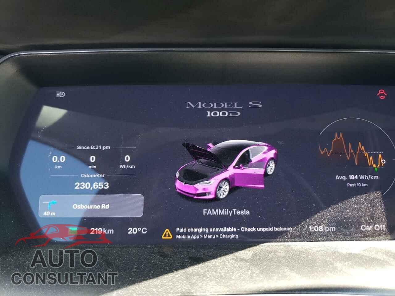 TESLA MODEL S 2017 - 5YJSA1E23HF200227