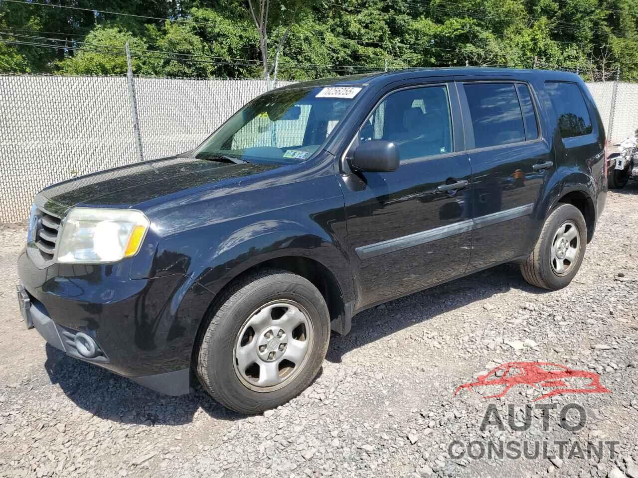 HONDA PILOT 2012 - 5FNYF4H21CB073589