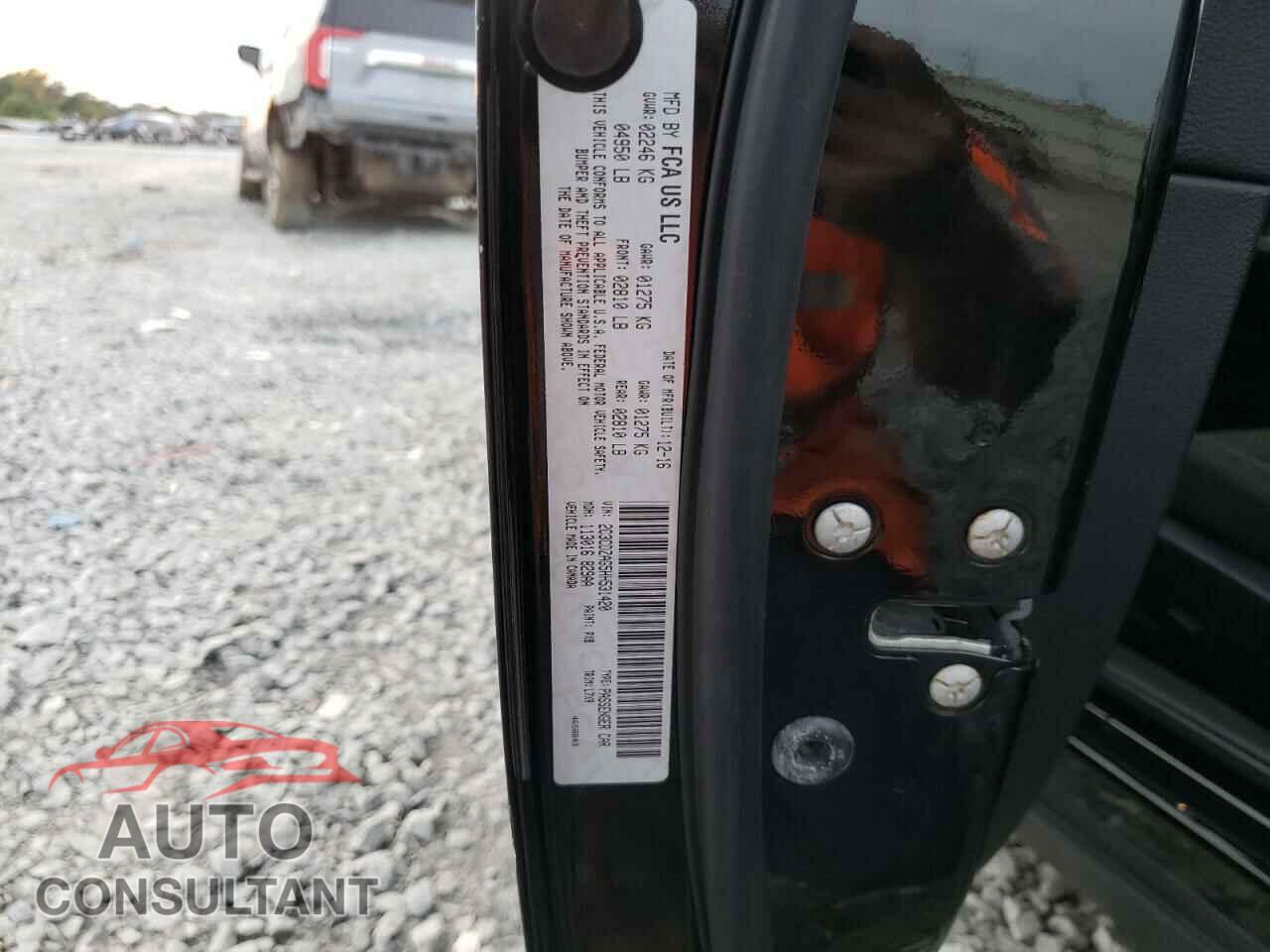 DODGE CHALLENGER 2017 - 2C3CDZAG5HH531420