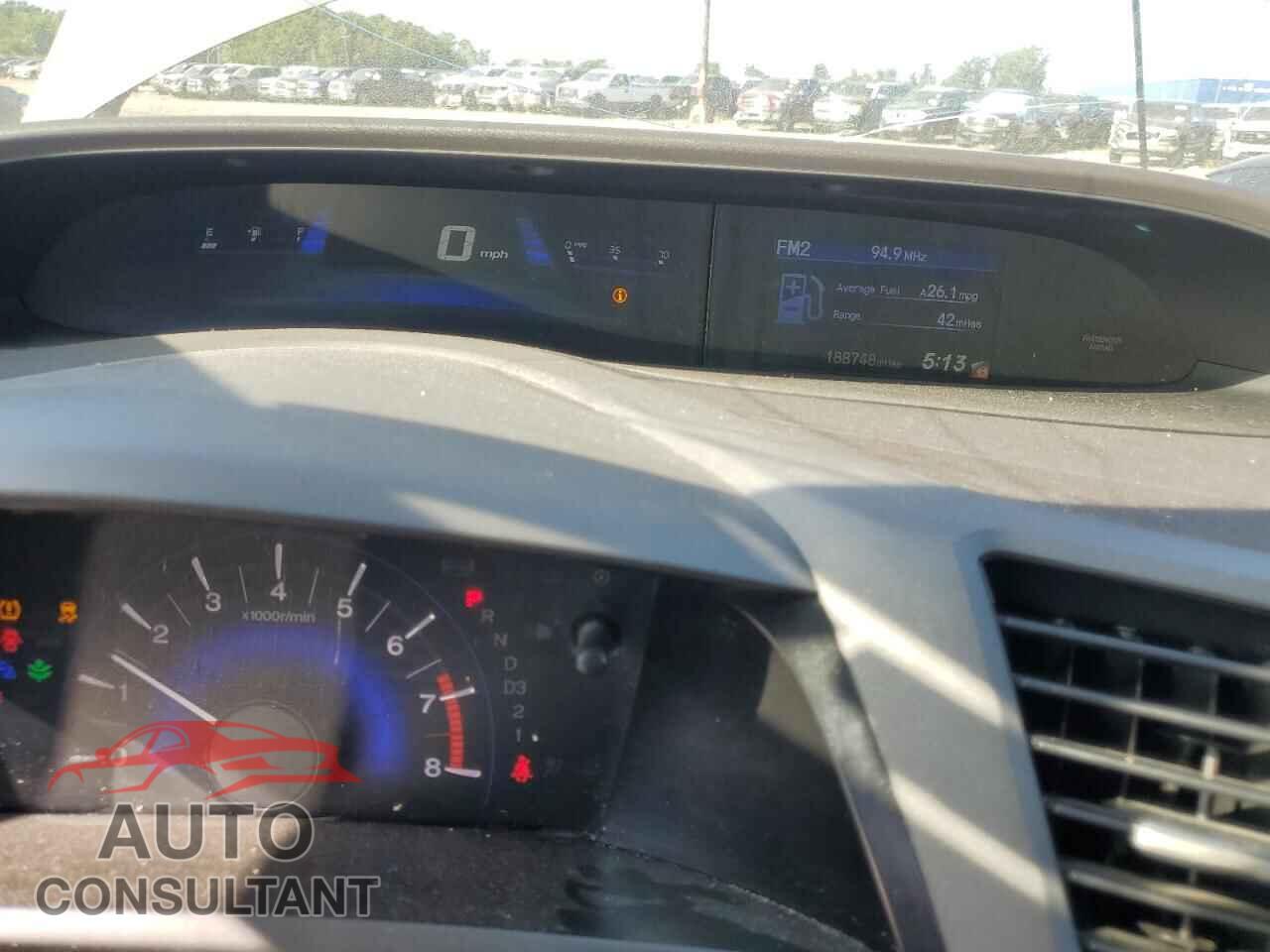 HONDA CIVIC 2012 - 19XFB2F57CE099849