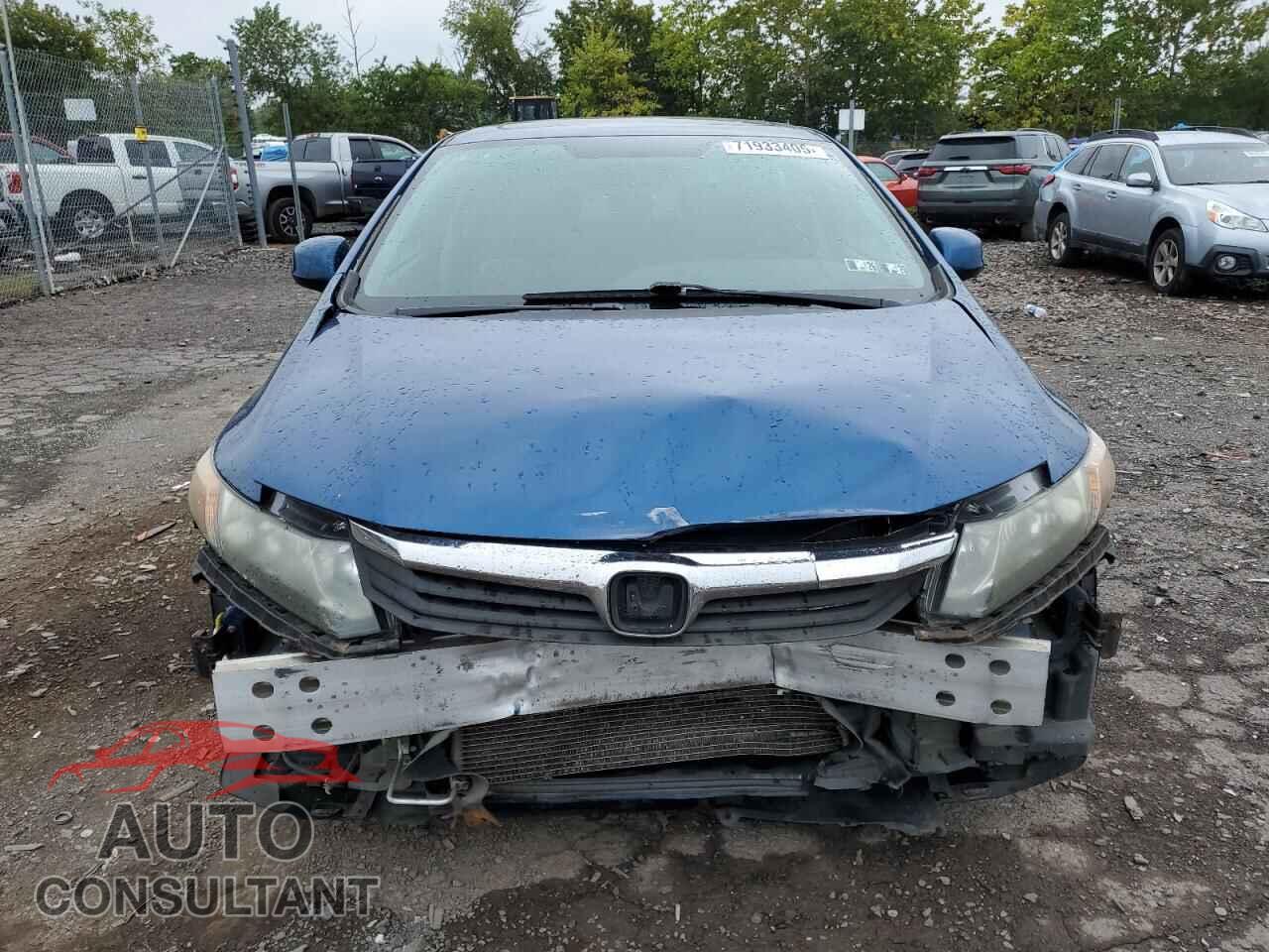 HONDA CIVIC 2012 - 19XFB2F96CE322482