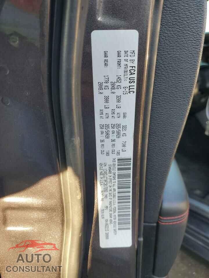 DODGE DURANGO 2015 - 1C4SDJCT0FC917293