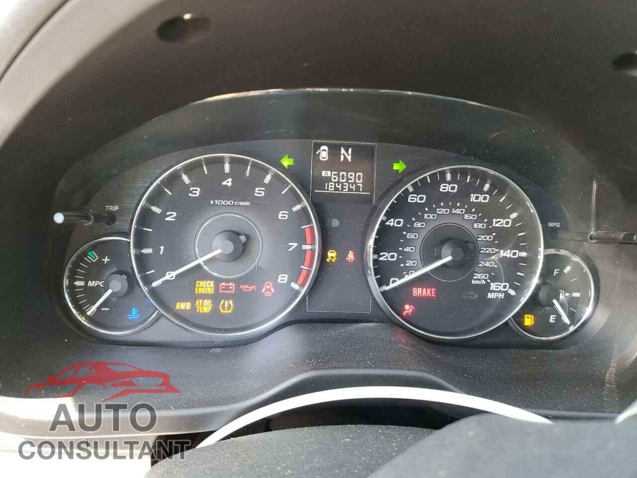 SUBARU OUTBACK 2011 - 4S4BRDJC8B2423975