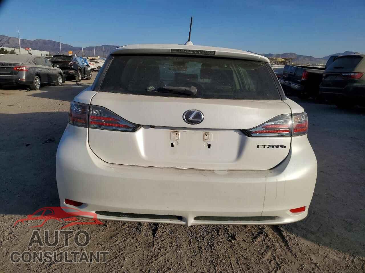 LEXUS CT 200 2012 - JTHKD5BH0C2069792