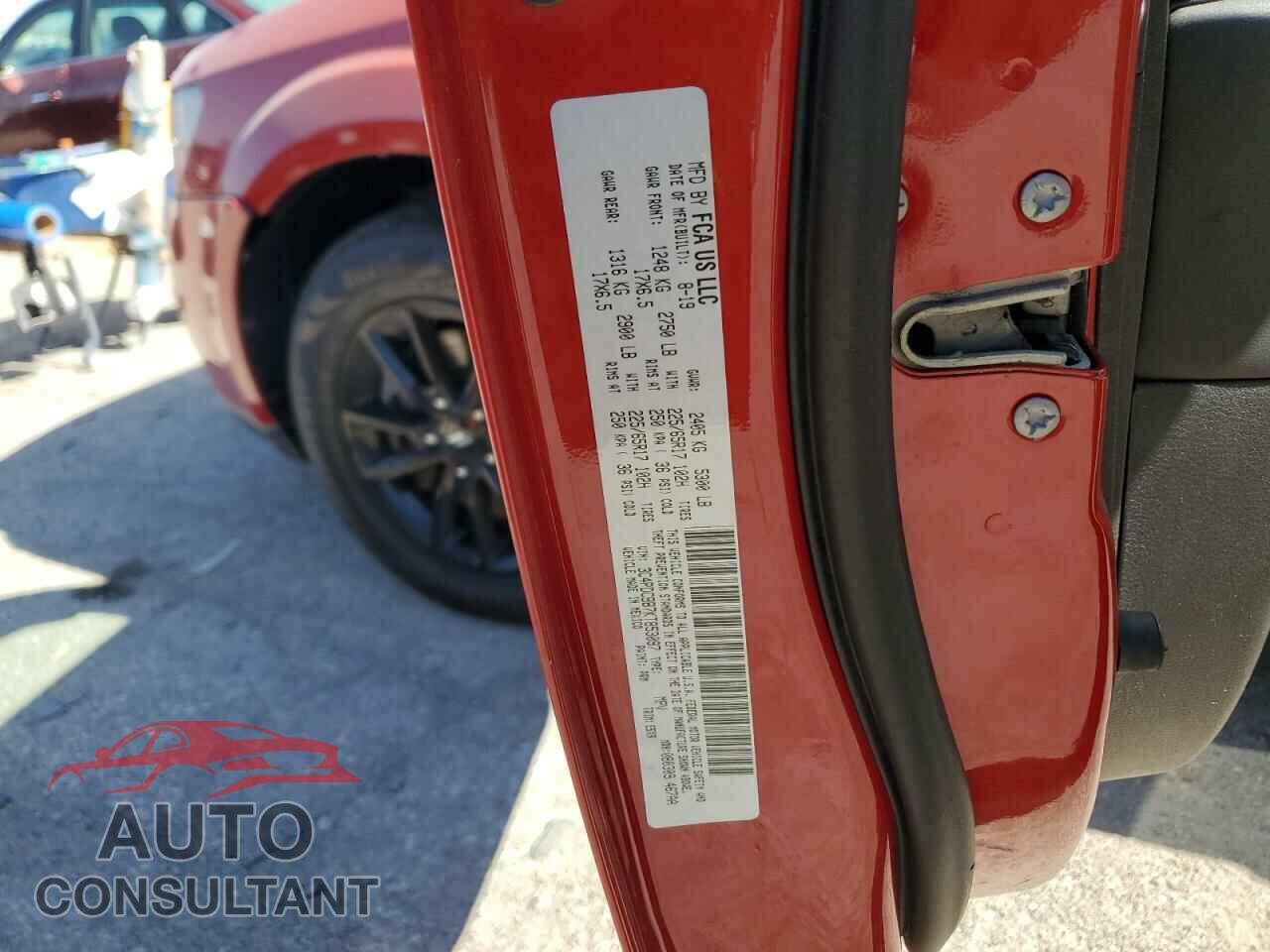 DODGE JOURNEY 2019 - 3C4PDCBB7KT853097