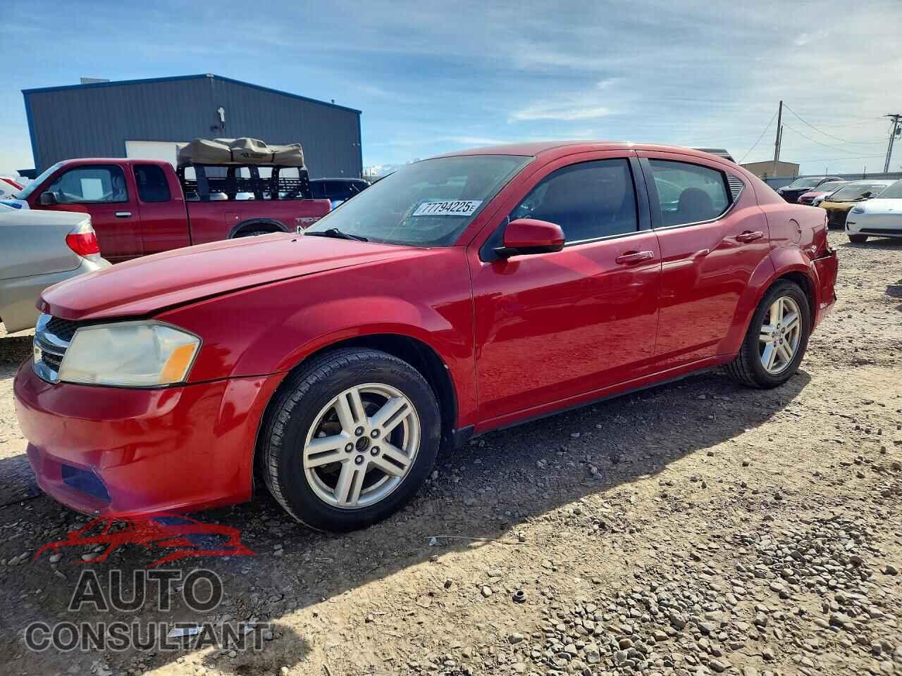 DODGE AVENGER 2013 - 1C3CDZCB2DN521396