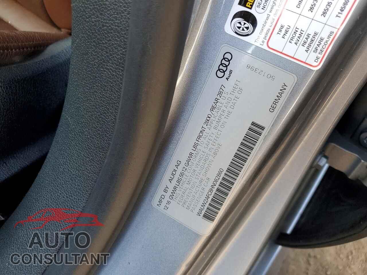 AUDI A7 2017 - WAUW2AFC8HN082860