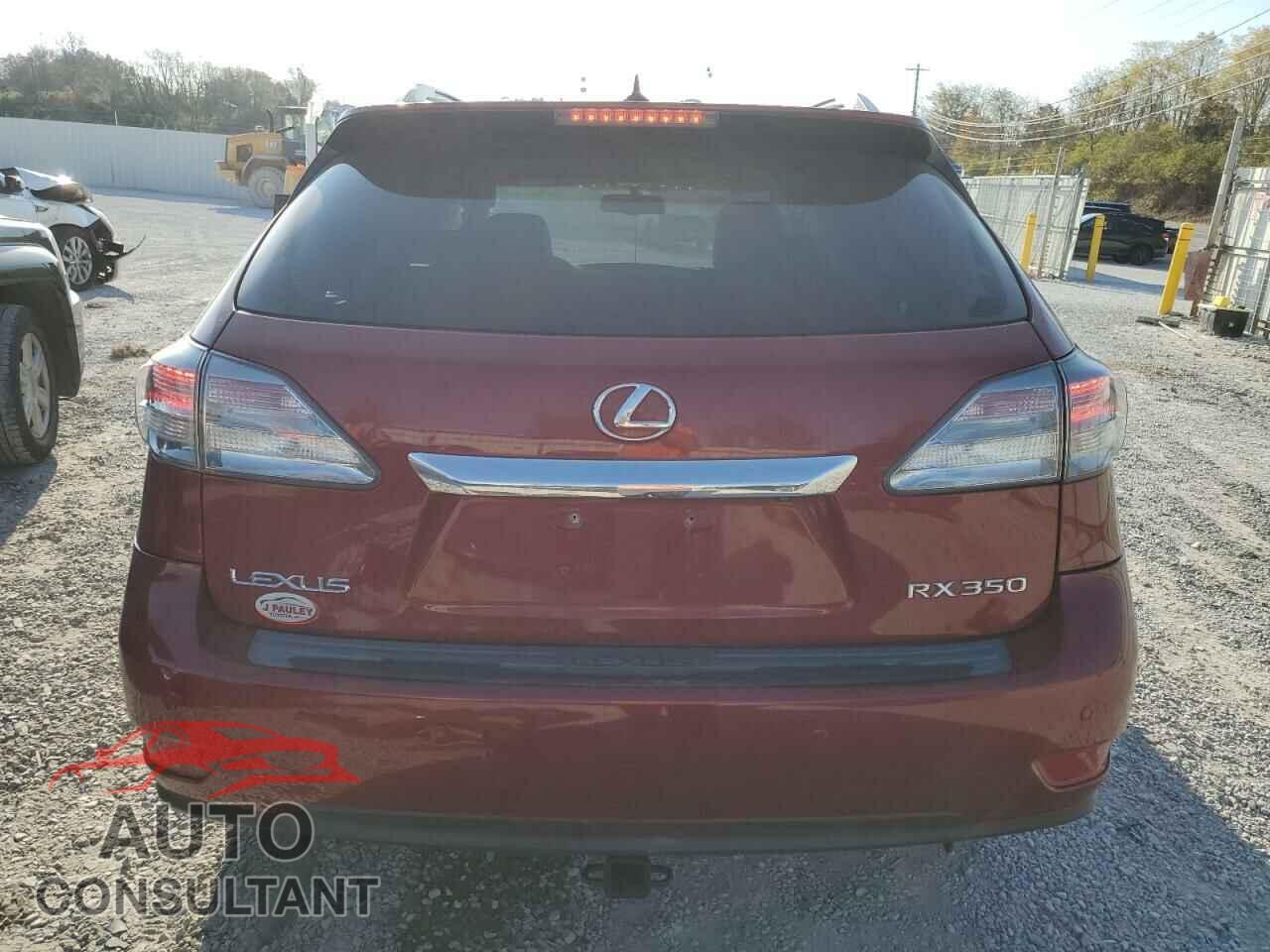 LEXUS RX350 2010 - 2T2BK1BA0AC041889