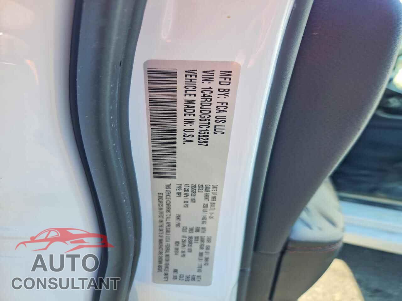 DODGE DURANGO 2026 - 1C4RDJDG6TC158287