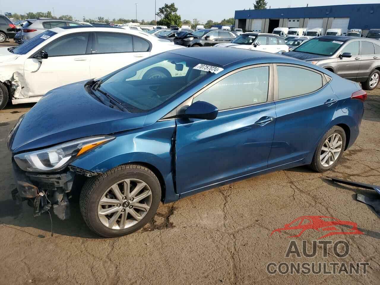 HYUNDAI ELANTRA 2014 - KMHDH4AE5EU144554