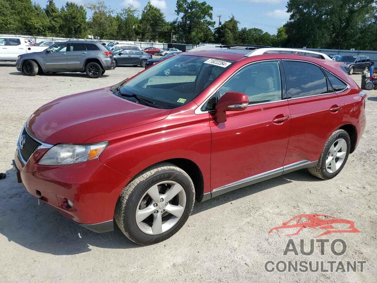 LEXUS RX350 2010 - 2T2BK1BA7AC067762