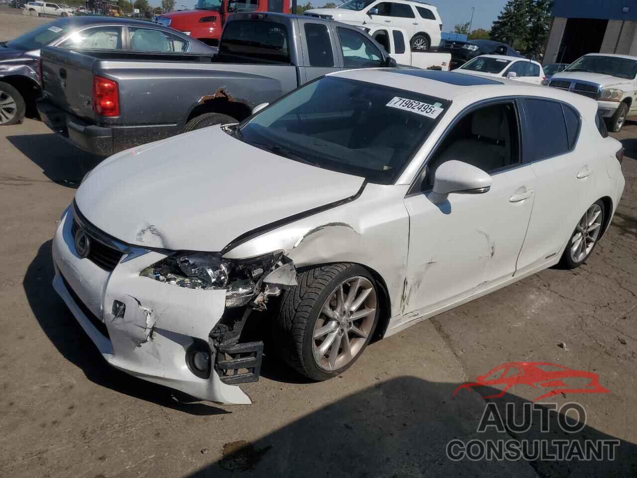 LEXUS CT 200 2011 - JTHKD5BH9B2016118