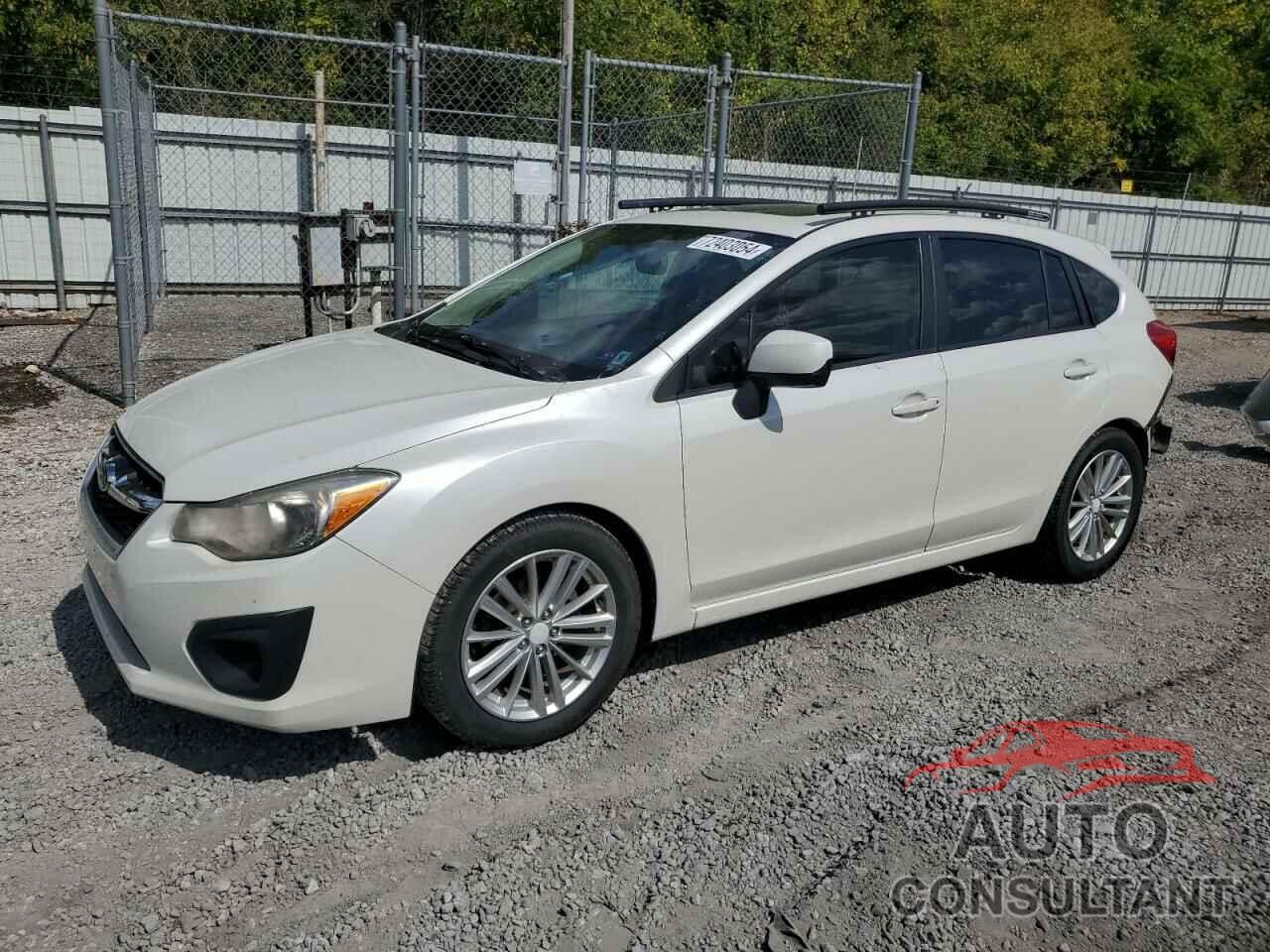 SUBARU IMPREZA 2014 - JF1GPAD6XE8274755