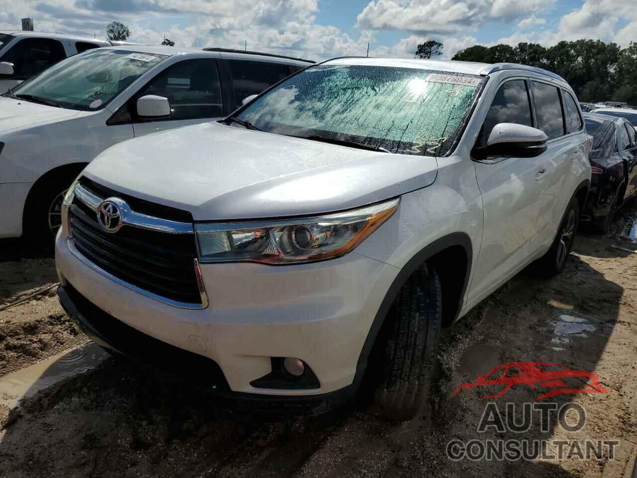 TOYOTA HIGHLANDER 2016 - 5TDKKRFH3GS165892