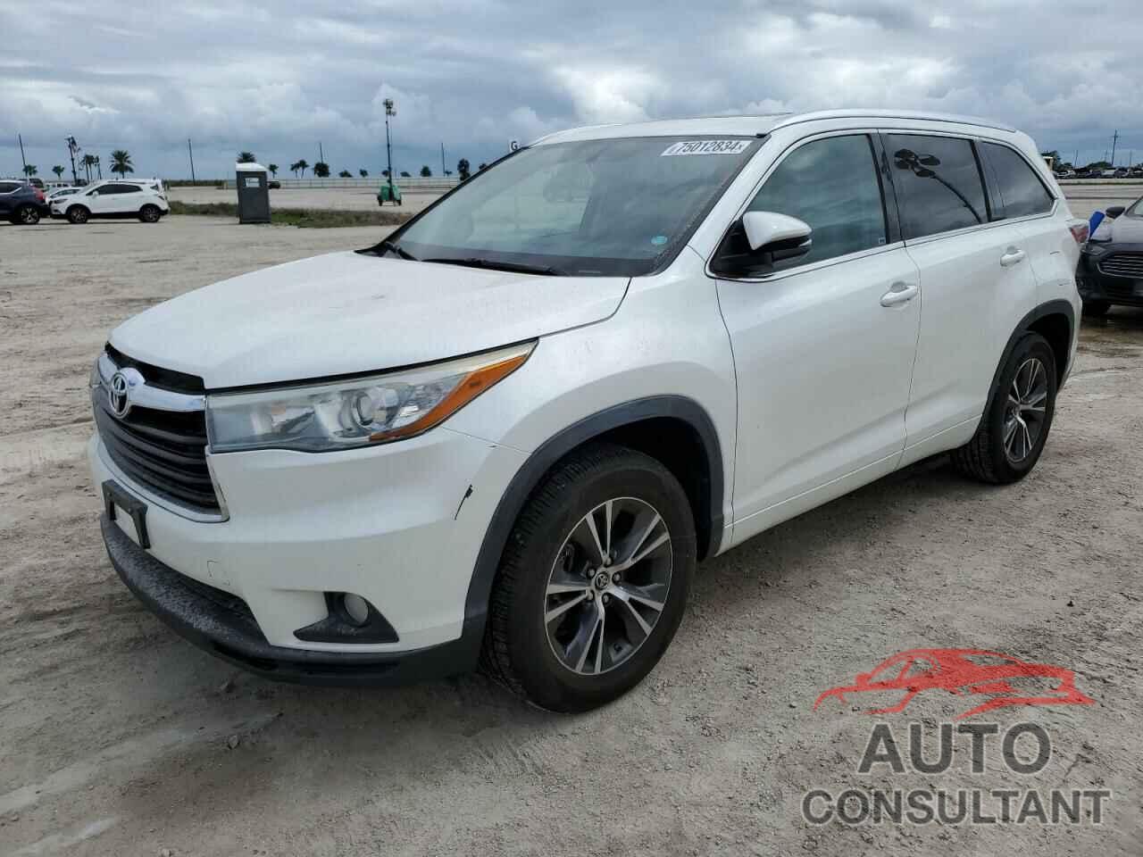 TOYOTA HIGHLANDER 2016 - 5TDKKRFH7GS142860