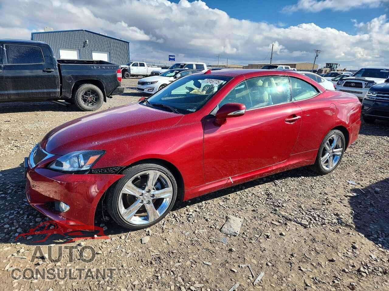 LEXUS IS 2012 - JTHFF2C27C2525520