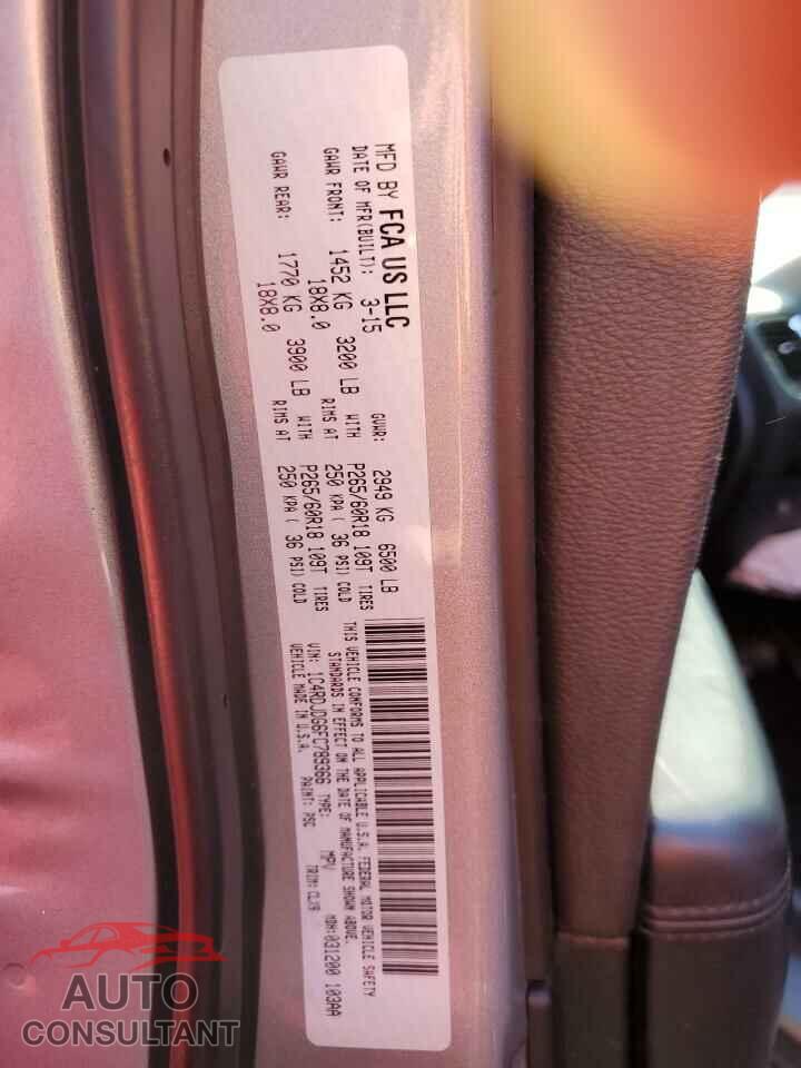 DODGE DURANGO 2015 - 1C4RDJDG6FC789366