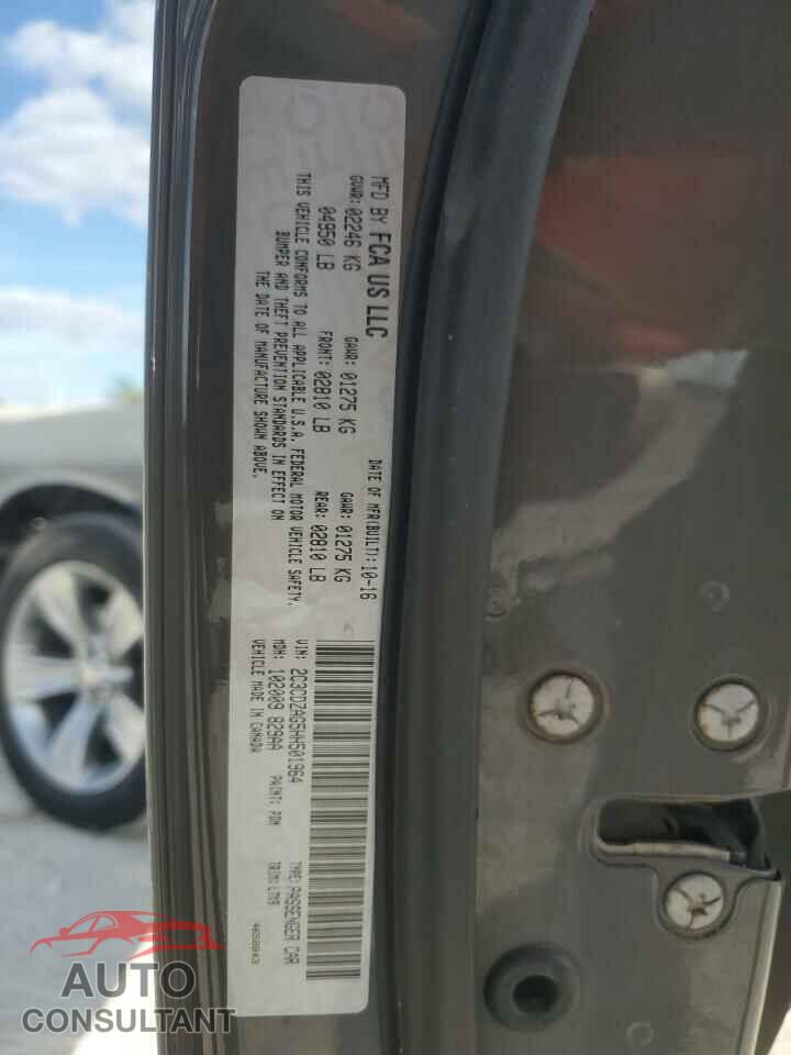 DODGE CHALLENGER 2017 - 2C3CDZAG5HH501964