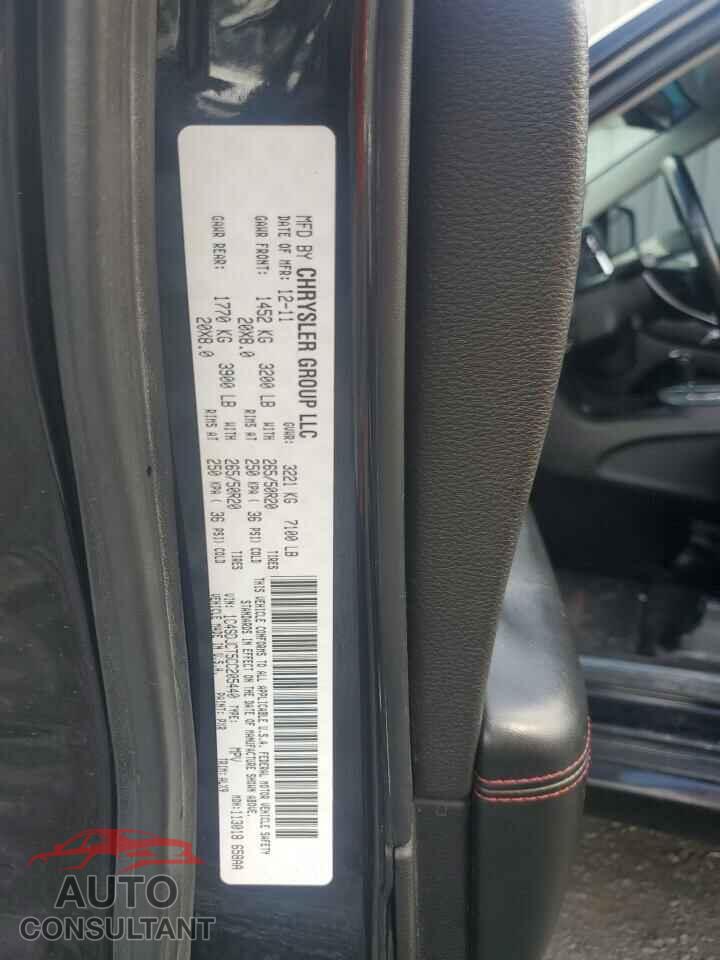 DODGE DURANGO 2012 - 1C4SDJCT5CC205440