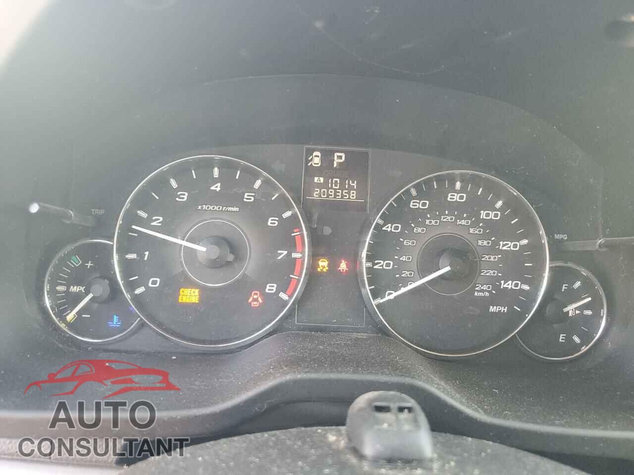 SUBARU OUTBACK 2011 - 4S4BRBCC1B3367597