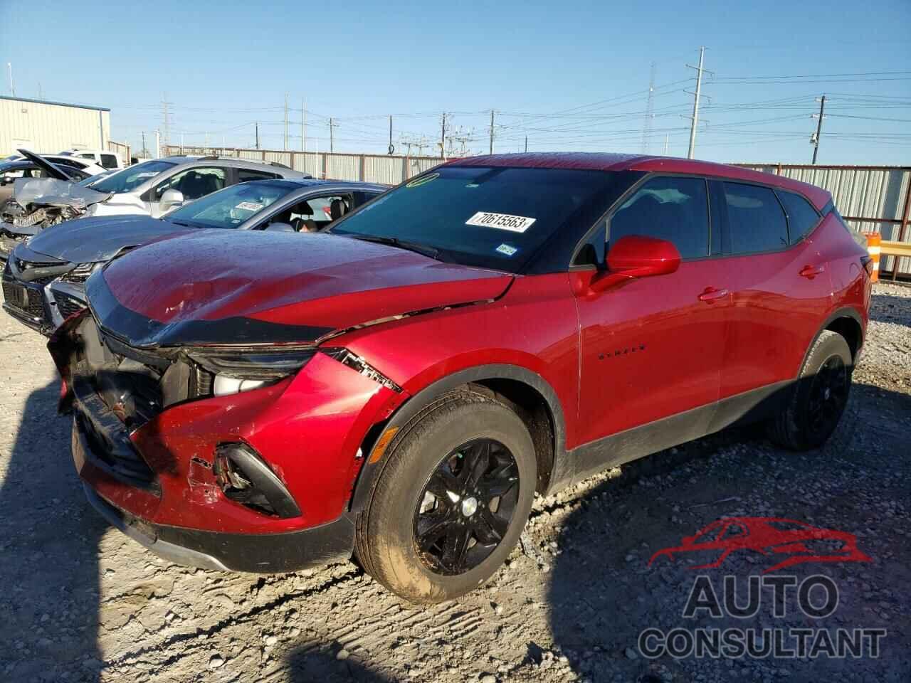 CHEVROLET BLAZER 2021 - 3GNKBBRA6MS583108