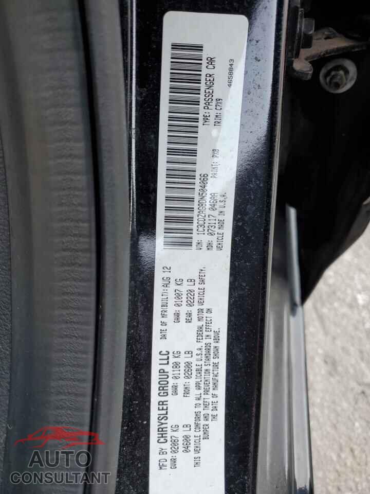 DODGE AVENGER 2013 - 1C3CDZAG8DN504066