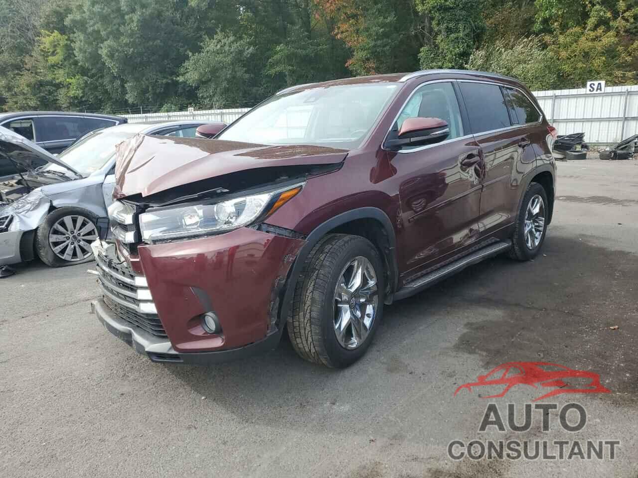 TOYOTA HIGHLANDER 2018 - 5TDDZRFH6JS492413