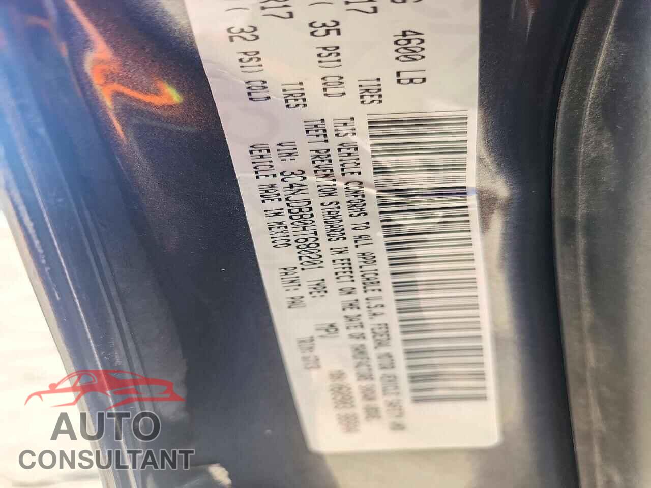 JEEP COMPASS 2017 - 3C4NJDBB0HT680201