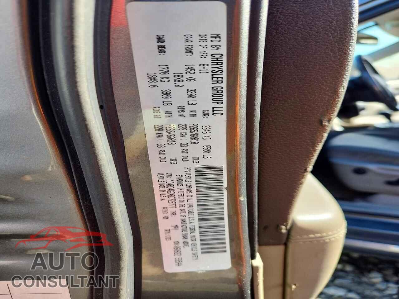 DODGE DURANGO 2011 - 1D4RD4GGXBC729777