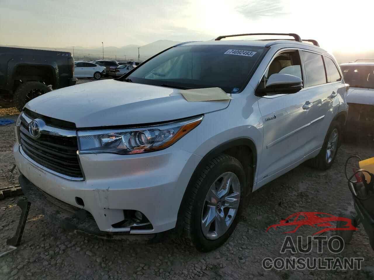 TOYOTA HIGHLANDER 2016 - 5TDDCRFH4GS020169