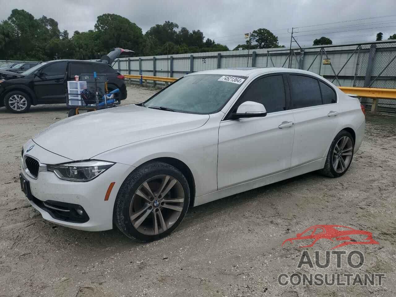 BMW 3 SERIES 2017 - WBA8B9G38HNU55434