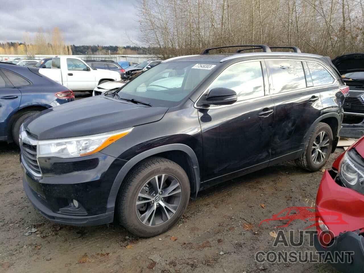 TOYOTA HIGHLANDER 2016 - 5TDJKRFH8GS287000