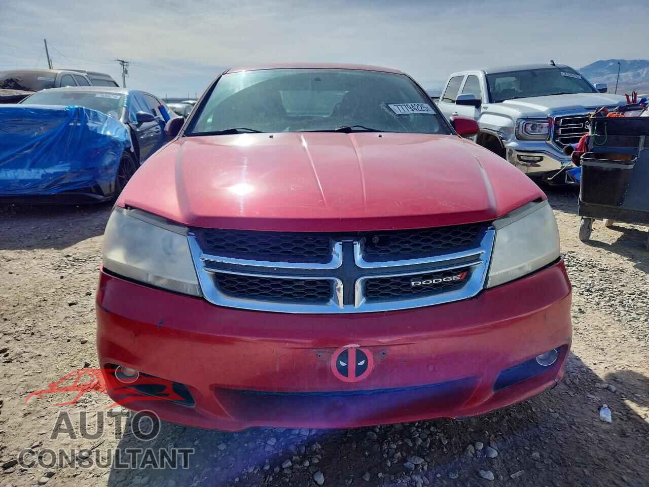 DODGE AVENGER 2013 - 1C3CDZCB2DN521396