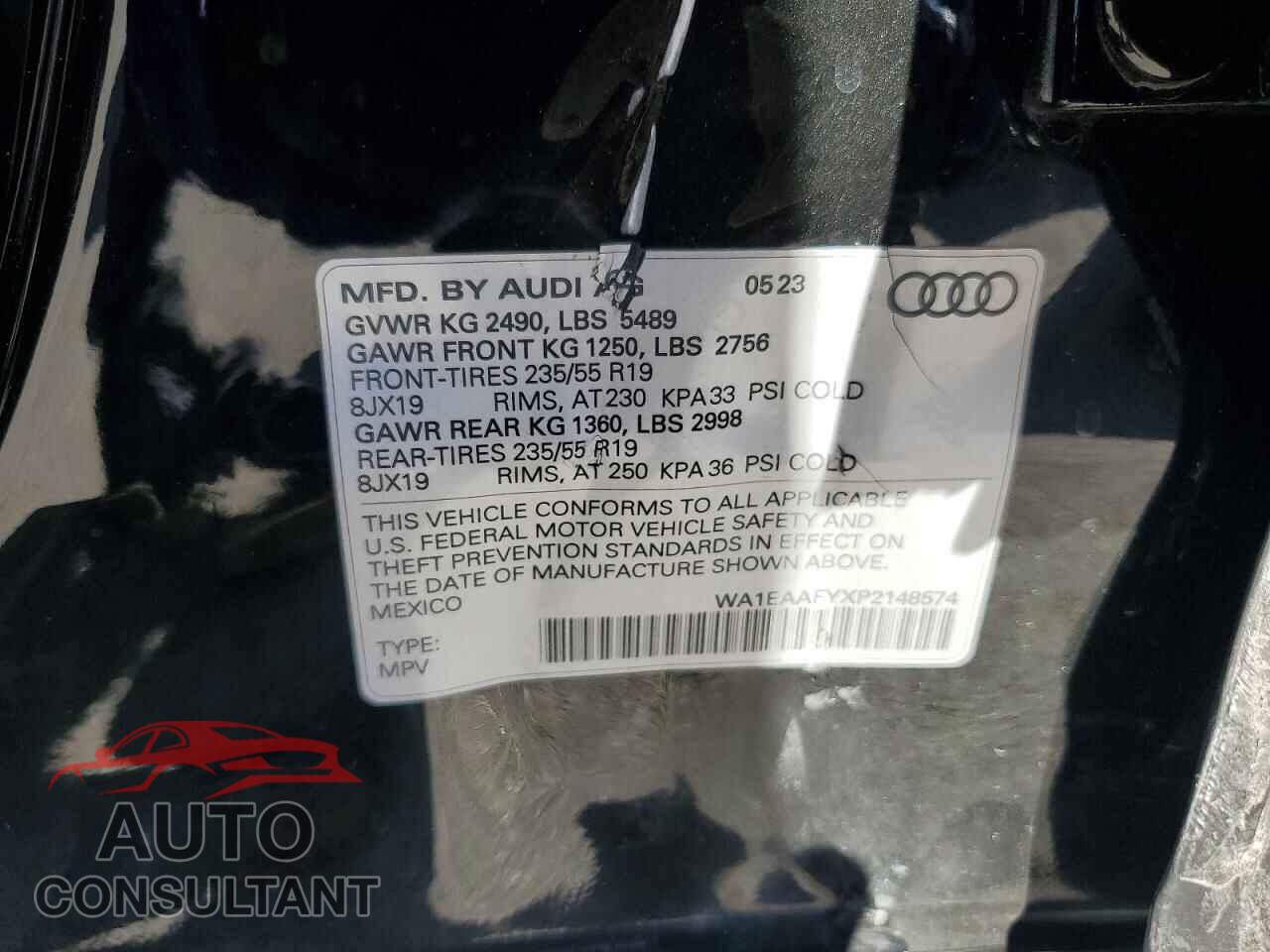AUDI Q5 2023 - WA1EAAFYXP2148574
