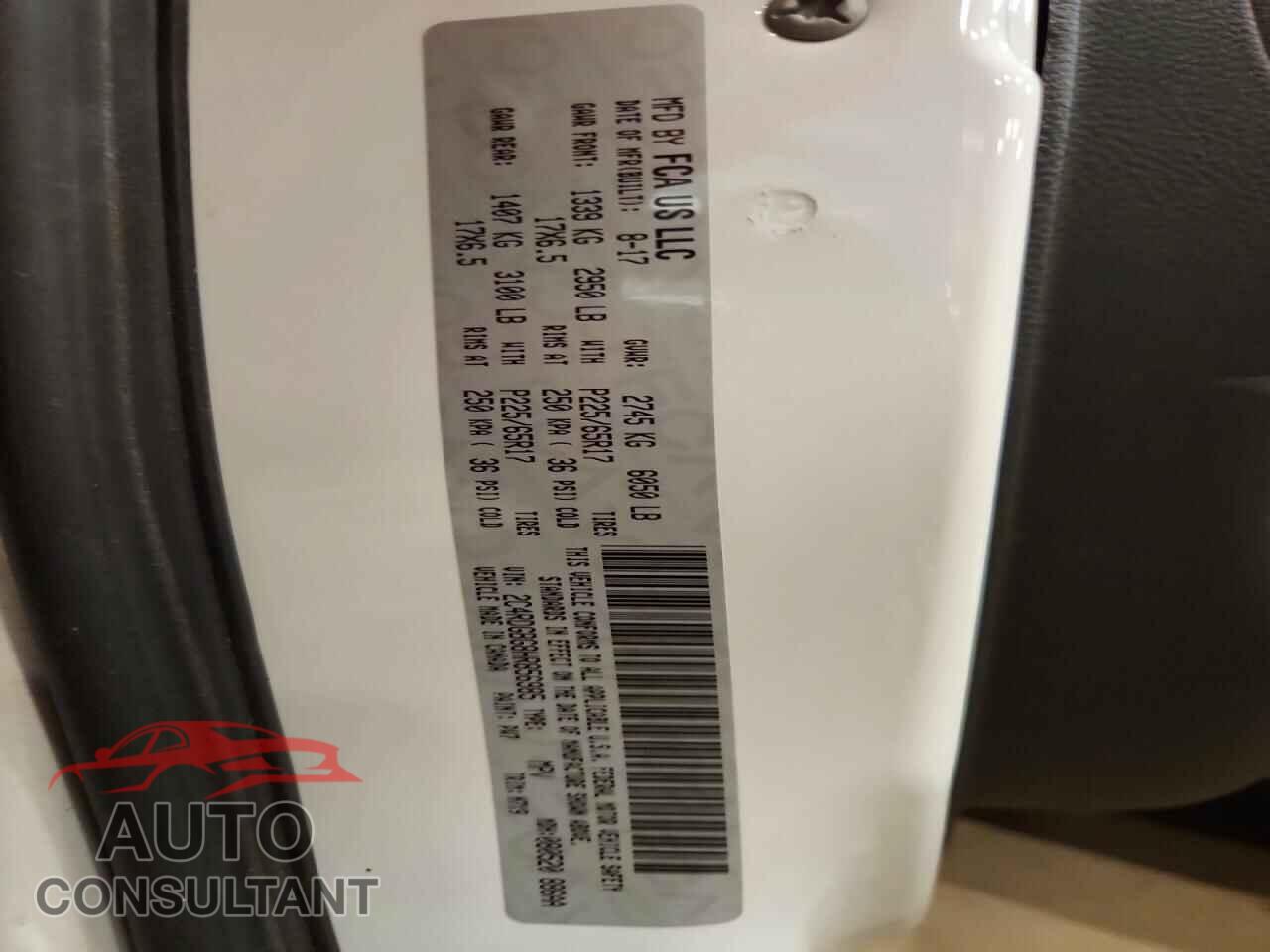 DODGE CARAVAN 2017 - 2C4RDGBG8HR856985