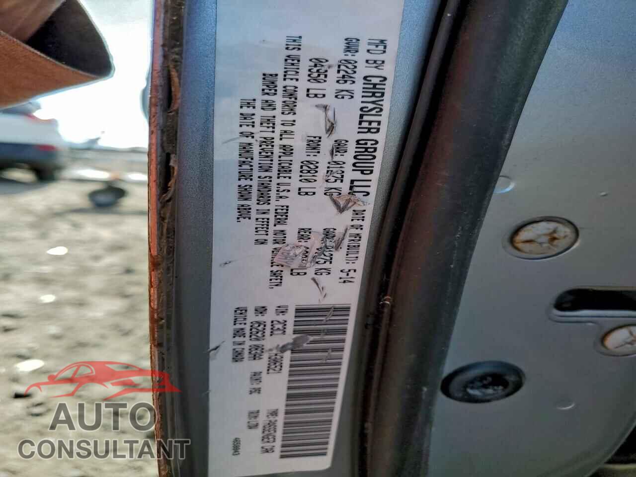 DODGE CHALLENGER 2014 - 2C3CDYAG7EH306521