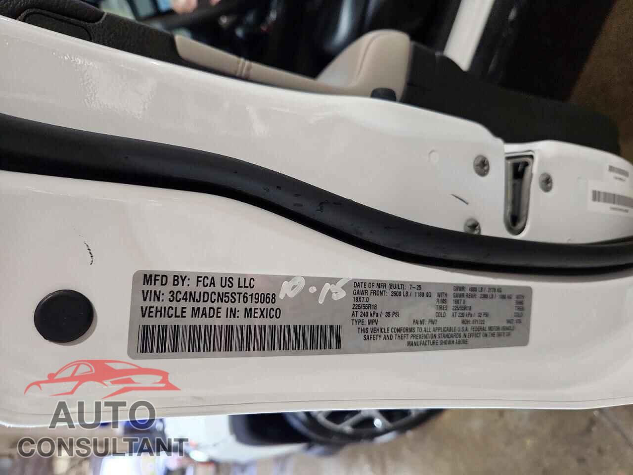 JEEP COMPASS 2025 - 3C4NJDCN5ST619068